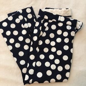 J. Crew Pants - J crew polka dot crop pants J. Crew Pants - J crew polka dot crop pants